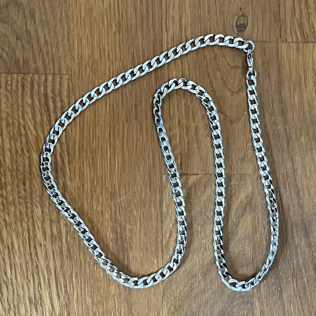 Cuban Stainless Steel PVD 5mm Chain à Clef