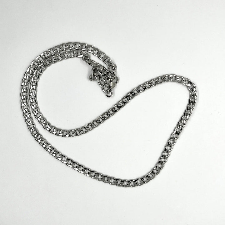 Cuban Stainless Steel PVD 5mm Chain à Clef