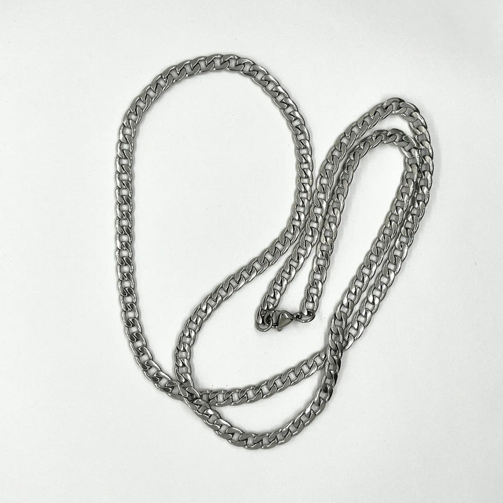 Cuban Stainless Steel PVD 5mm Chain à Clef