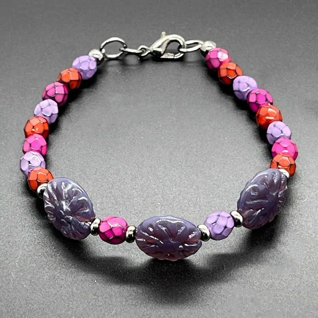 Dahlia and Berry Bracelet à Clef