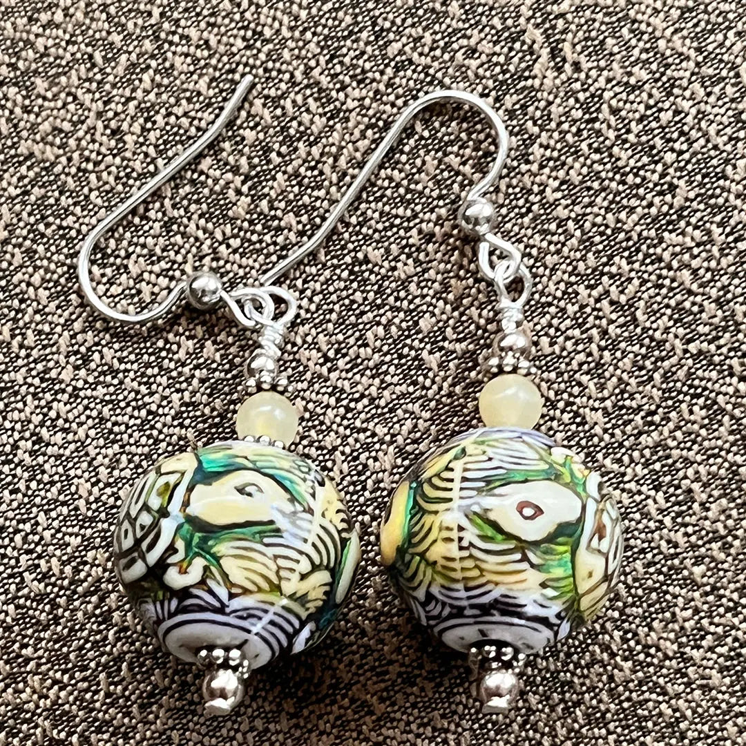 Turtle Earrings à Clef