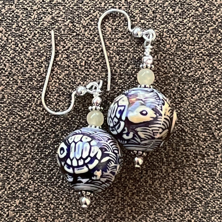 Turtle Earrings à Clef