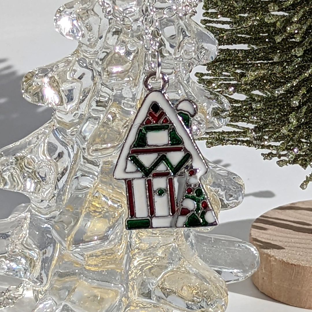 Christmas House Pendant/Charm à Clef