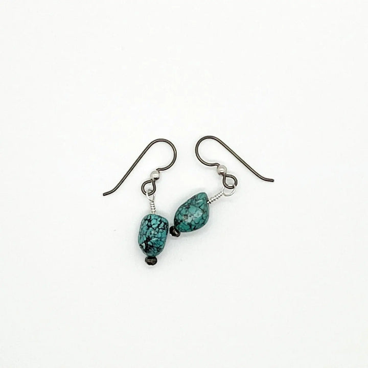 Hubei Turquoise Earrings B à Clef