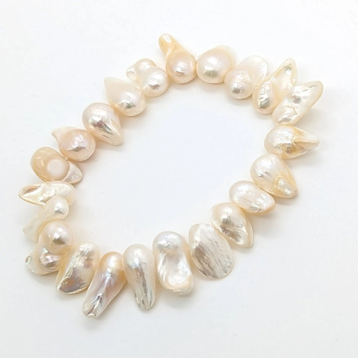 Keshi Pearl Bracelet à Clef