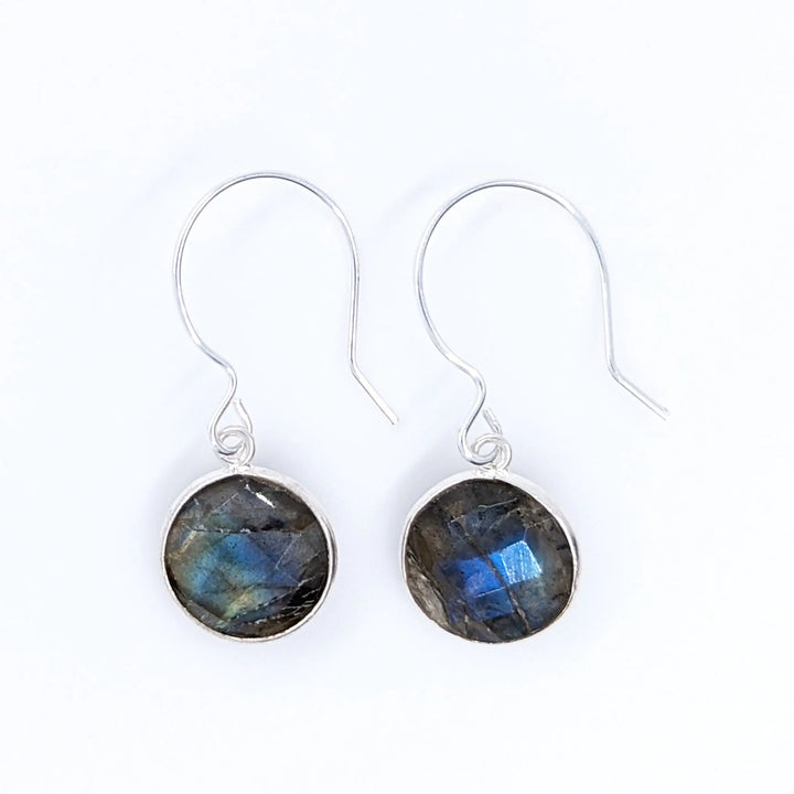 Labradorite Drop Earrings à Clef