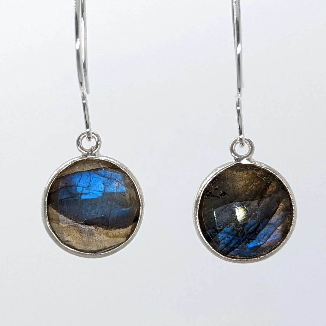 Labradorite Drop Earrings à Clef