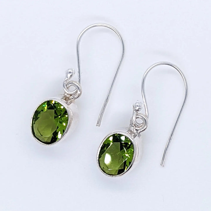 Peridot Earrings à Clef