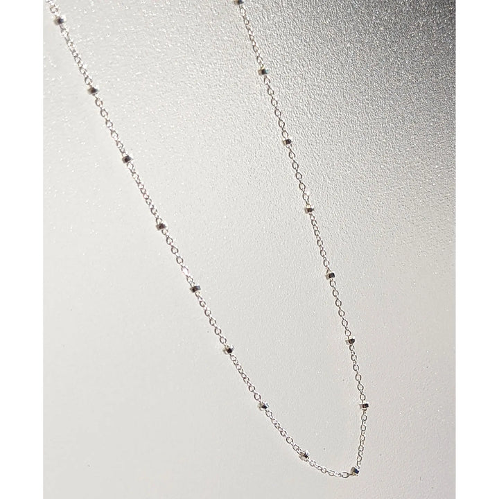 Sterling Silver Satellite Chain à Clef